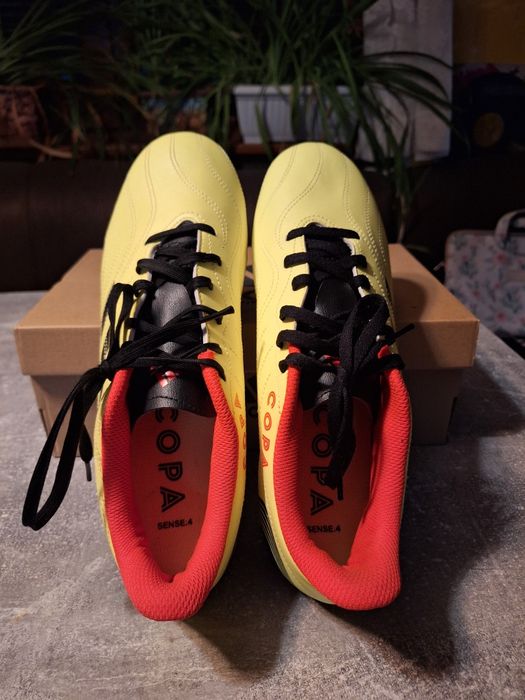 Футболни бутонки - Copa sens.4 FxG yellow