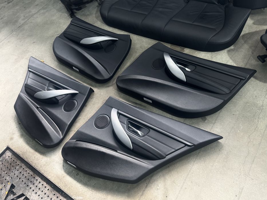Перфектен рекаро салон черна кожа за BMW F31