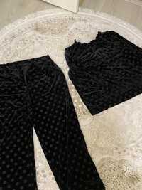 женская одежда кофта с брюками бархат виллур размер 54