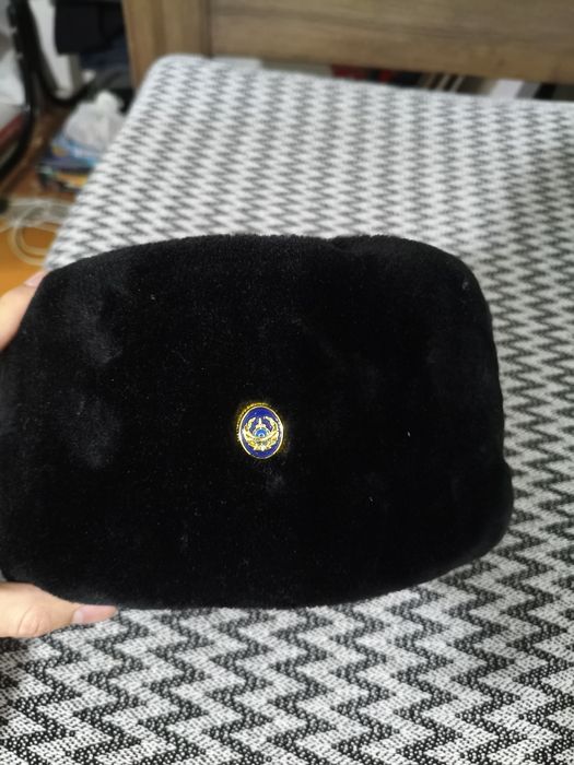 Шапка ушанка полицейская