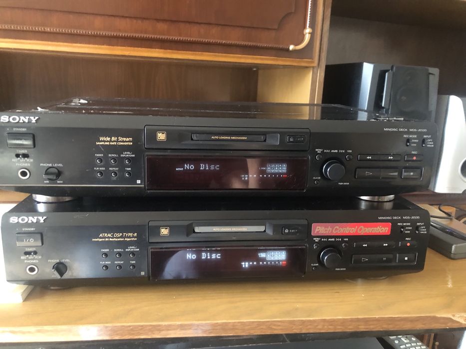 Проигрыватели минидисков SONY MDS-JE520, 530