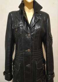 Итальянский кожаный тренч куртка PADOVA S 42 размер