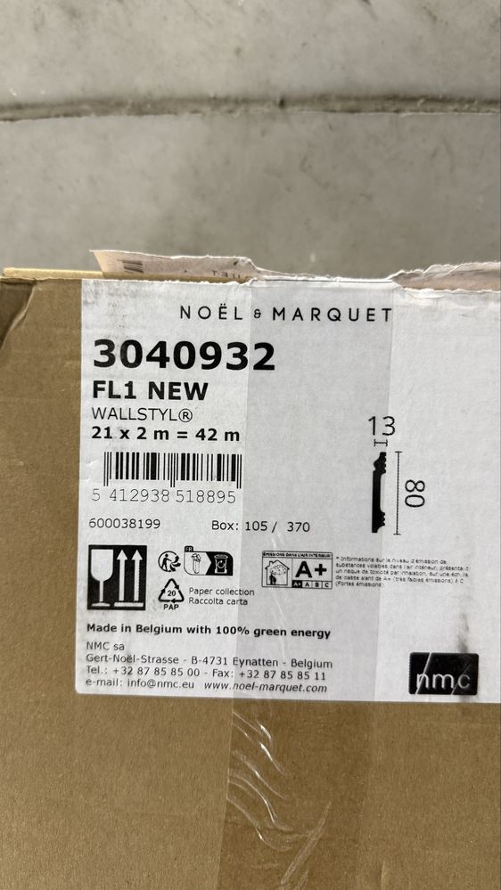 Перваз дизайнерски Nöel & Marguet WallStyle FL1
