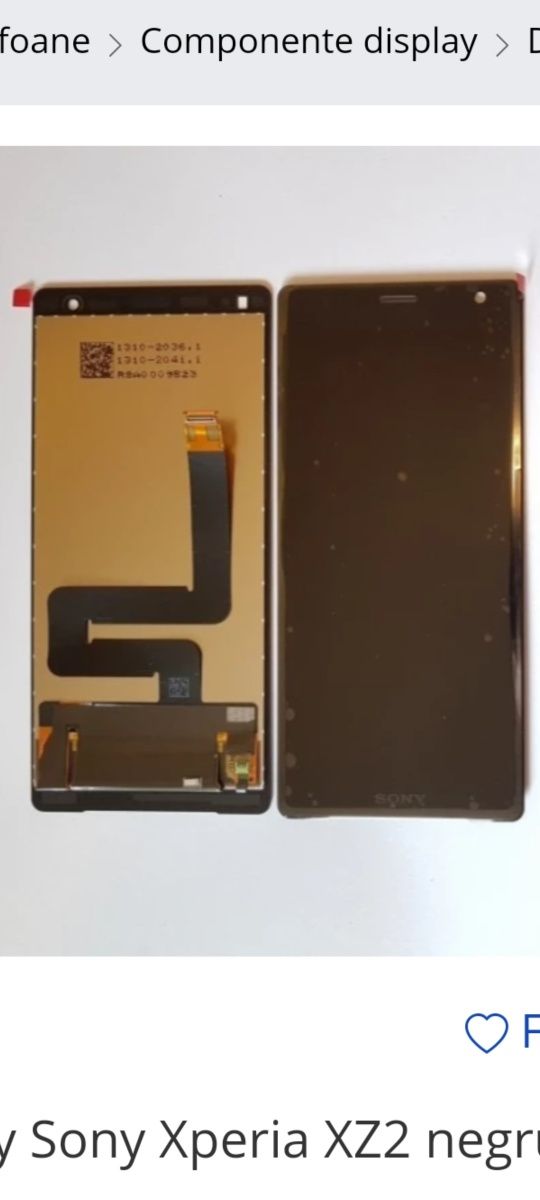 Displaye Sony originale noi si sh mai multe modele