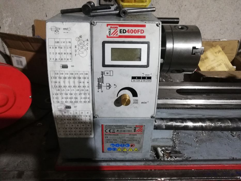 Малък струг  холзман ed400fd