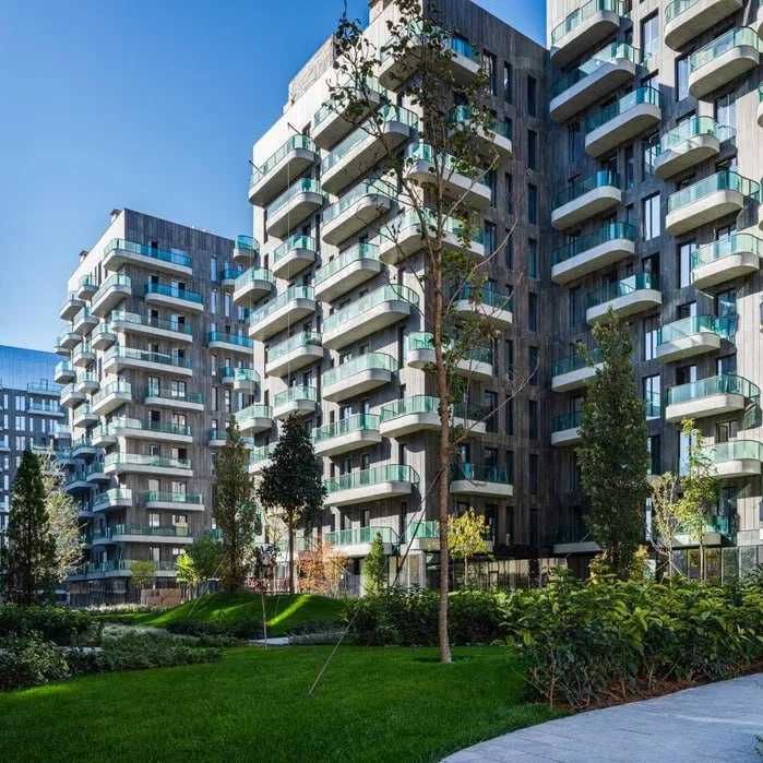 Parkwood Мирабад Коробка 63м2 с балконом и парковочным местом