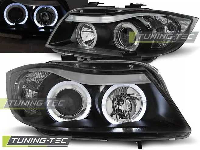 SET Faruri Tuning cu lupa si angel eyes pentru BMW E90,E91