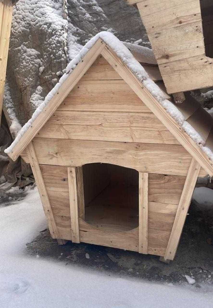 Собачный дом Вальер Будка для собаки Деревянная будка Вольер Кутряник