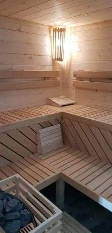 Saune personalizate, traditional- finlandeze,  molid masiv,  Harvia