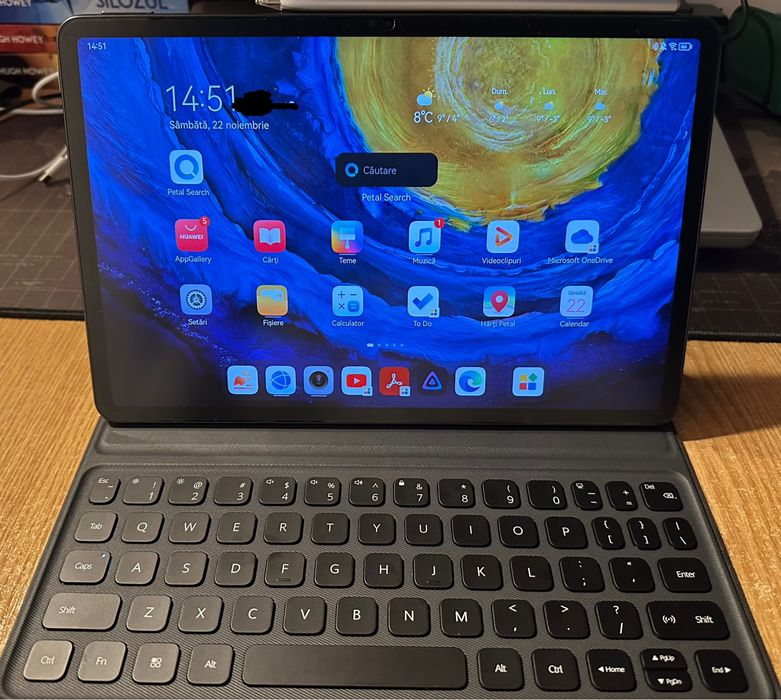 Tableta Huawei MatePad 11 (2021) cu creion si tastatura