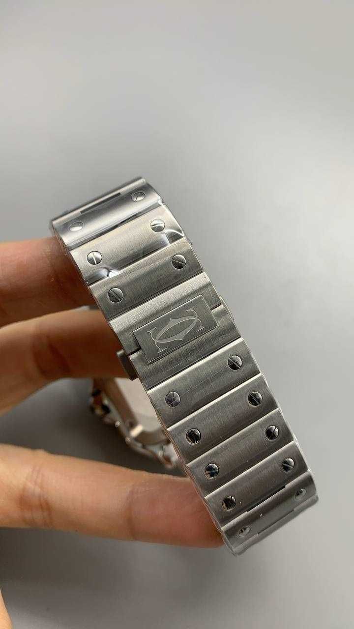 Cartier santos 100 зелен циферблат
