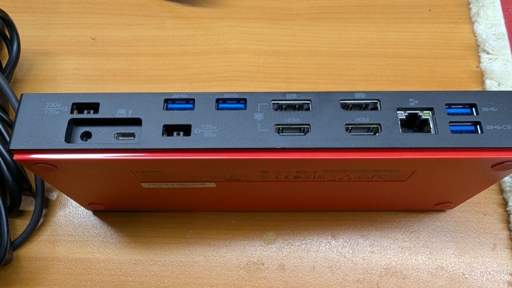 ThinkPad Thunderbolt 3 Workstation Dock Gen 2