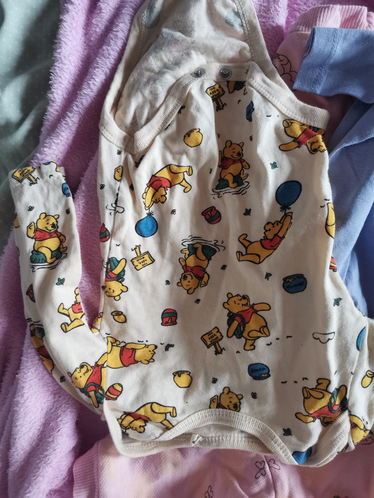Лот Бебешки дрехи бодита с дълъг ръкав с герои от Дисни Disney
