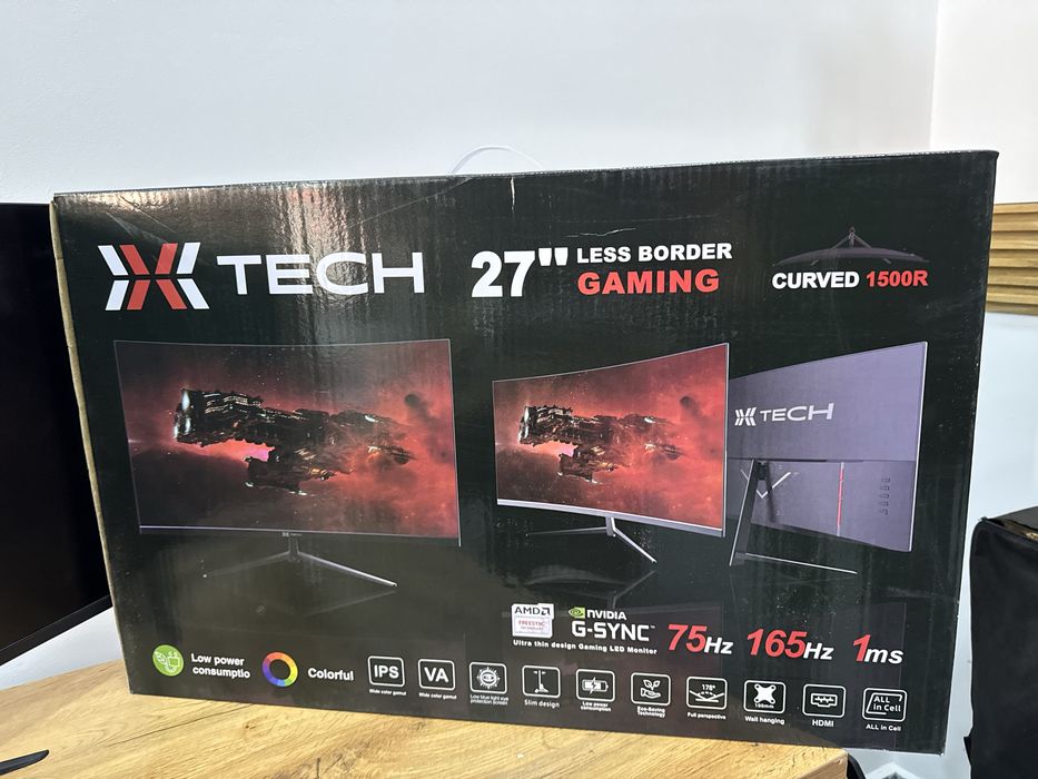 Продам монитор 27 дюймов X TECH Curved почти новый - не использовали