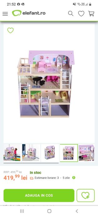 Vând casuta din lemn