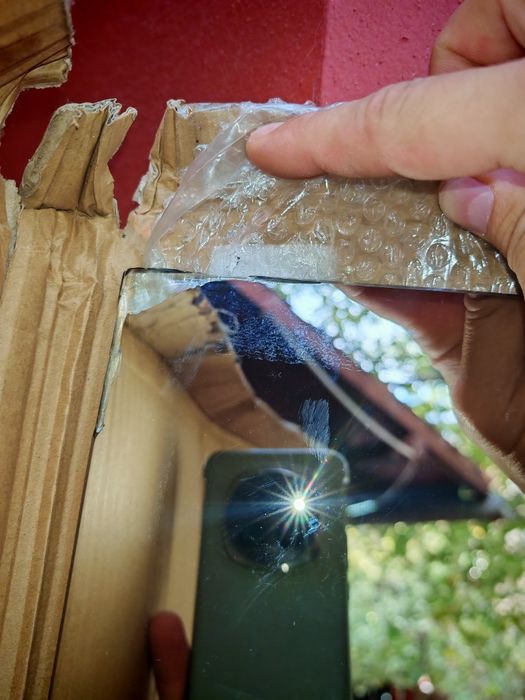 Geam/perete dush oglinda