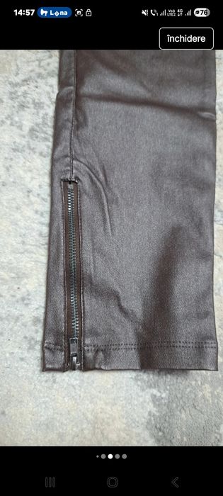 Pantaloni piele ecologica
