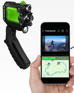 Camera de acțiune Olympus TG Tracker - 4K - GPS - stabilizare 5 axe