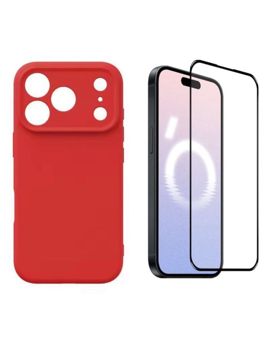 Iphone 17 AIR PRO MAX Husa Safe Color Magsafe + Folie Sticla Surface