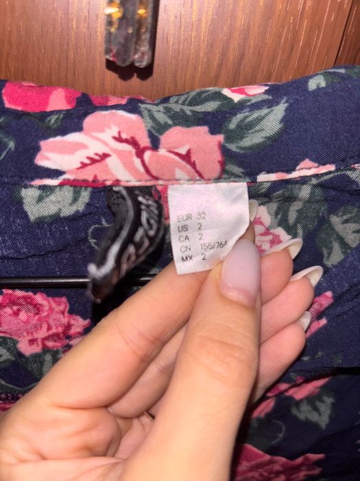 Camasi dama florale H&M mărimea S