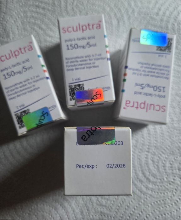 Sculptra poly-L-lactic 150mg/5 ml