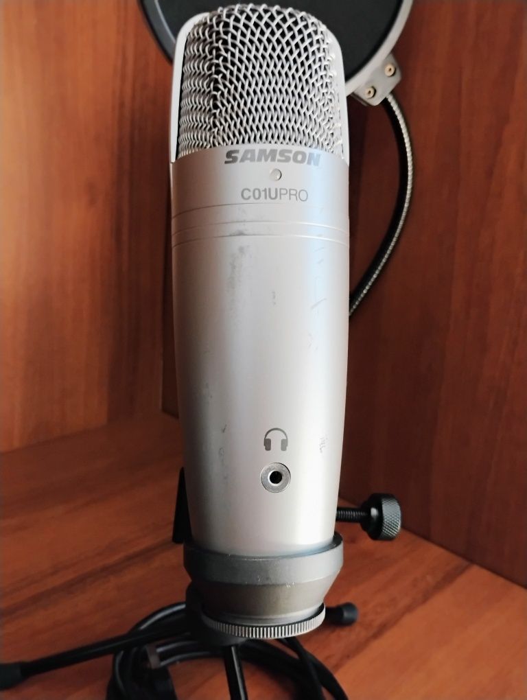 Microfon Samson CU01UPRO - studio muzică, podcast, voiceover