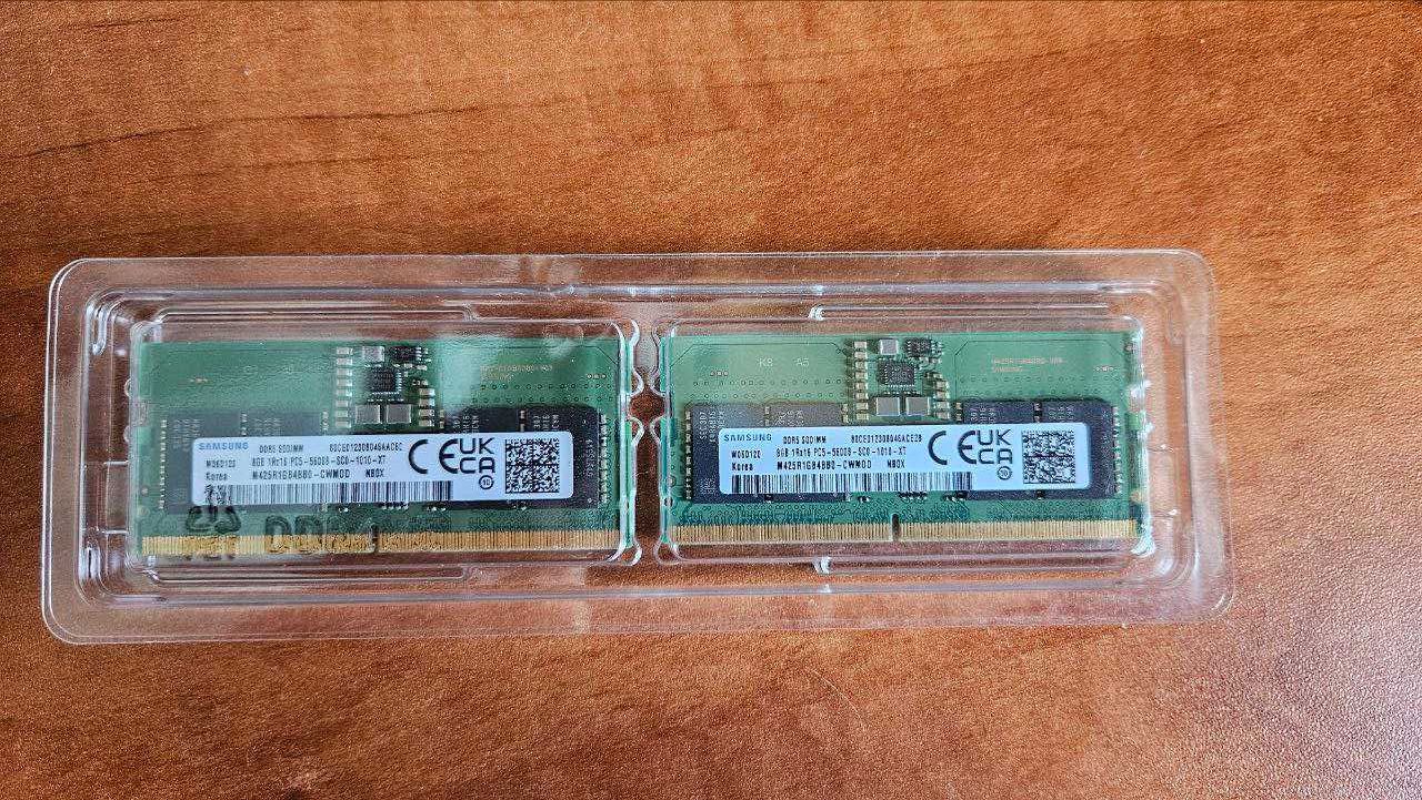 ОЗУ DDR5 8gb x2 Samsung