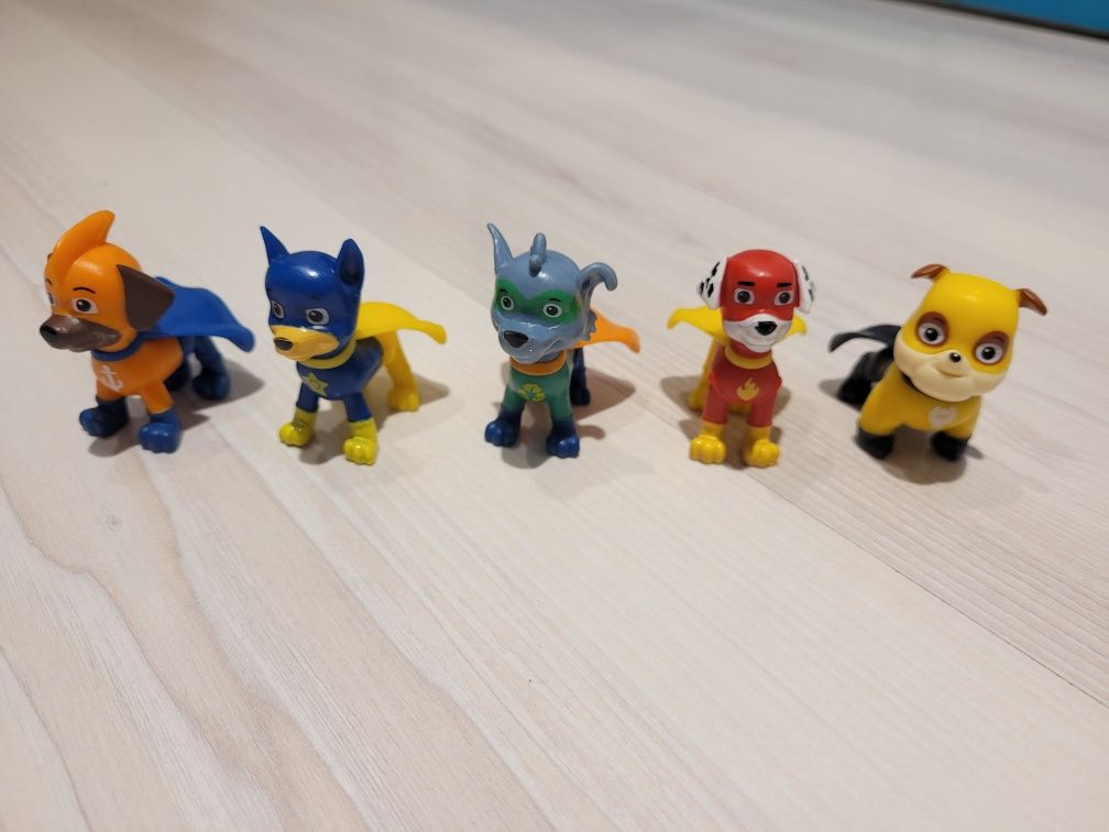 Set 5 figurine Paw Patrol