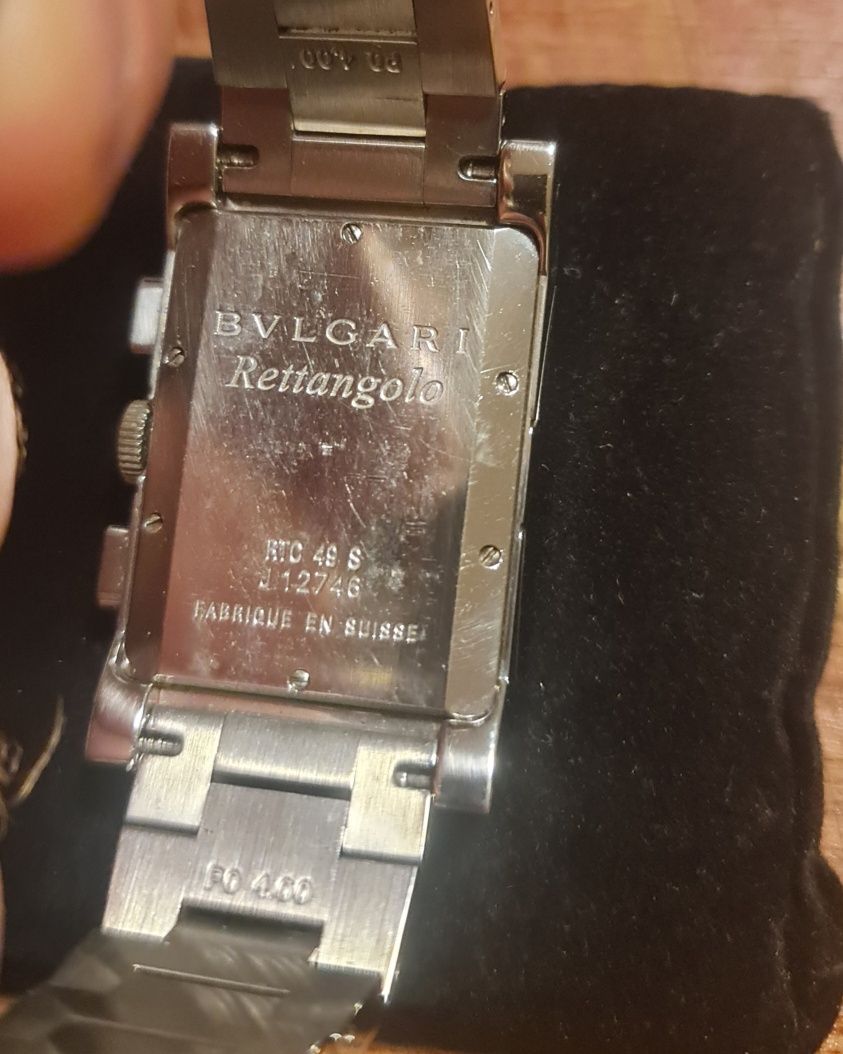 Bulgari rettangolo rtc 49s