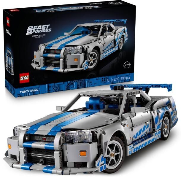 Set Lego Nissan Skyline GT-R 42210 2 Fast 2 Furious
