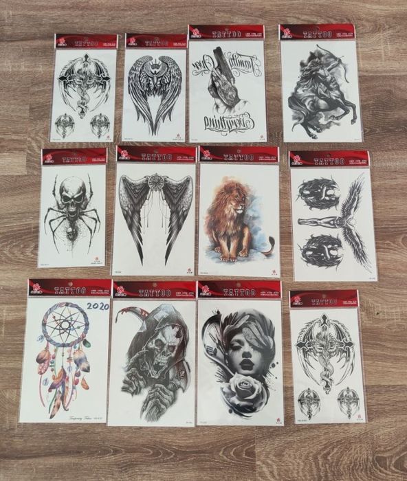 Tatuaje temporare , tatuaje aplicate rapidă cu apa , preț pe bucata