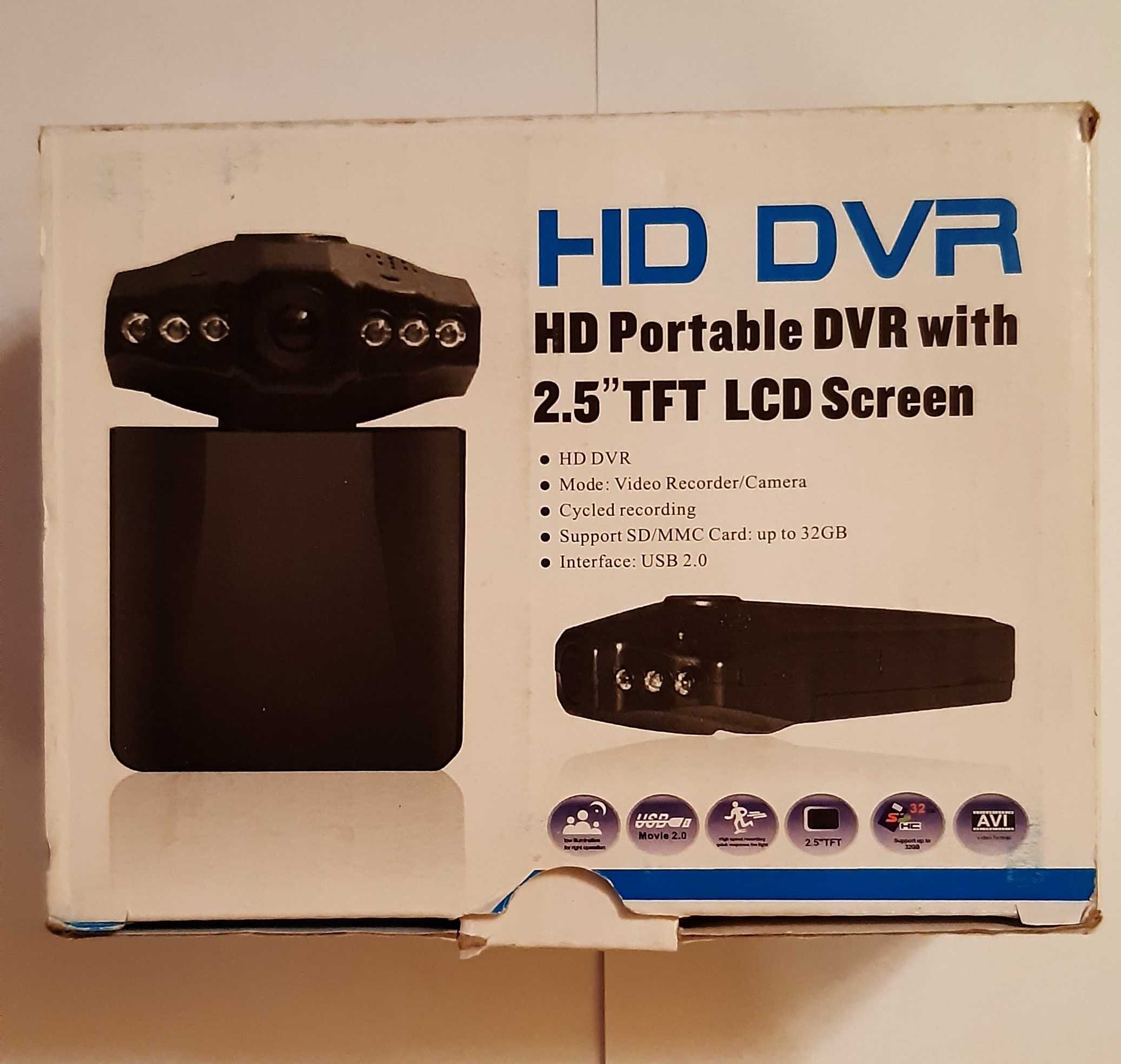 Продавам видеорегистратор HD DVR с 2,5“ ТFT LCD екран