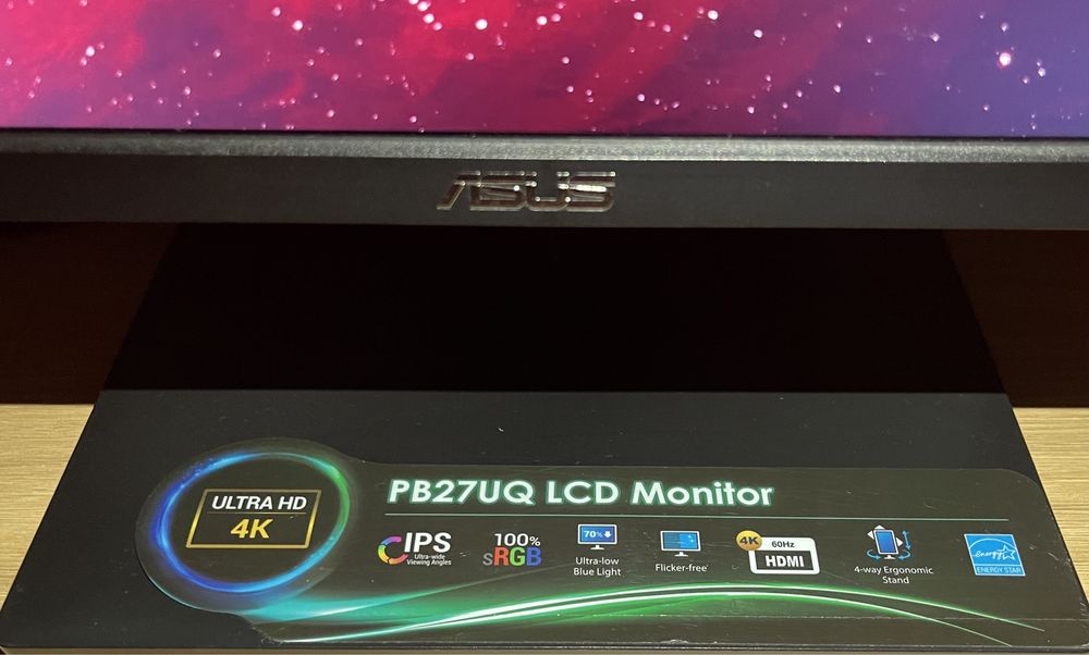 Vand monitor asus PB27UQ 4k 60hz 27inch SRGB IPS
