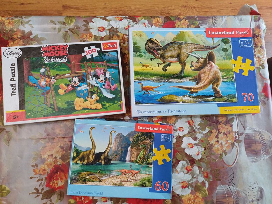 Пъзели 5 + 60, 70 или 100 части