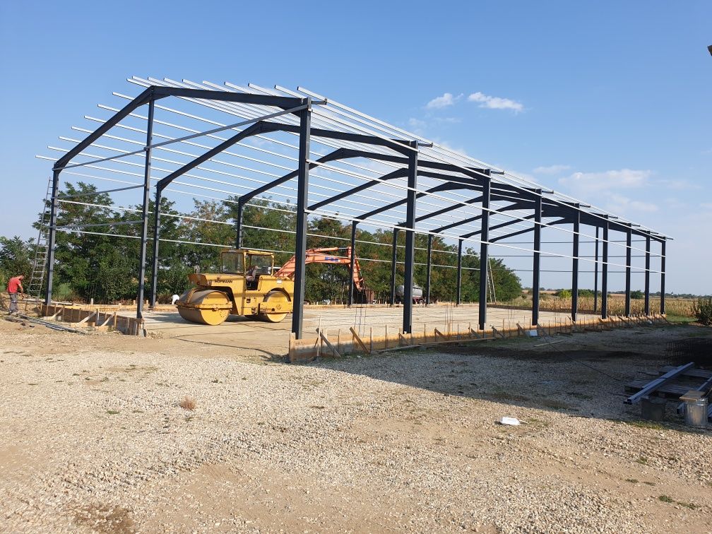 Vând structura metalica 7X25X6 sau 10X20X5 sau 12X30X4