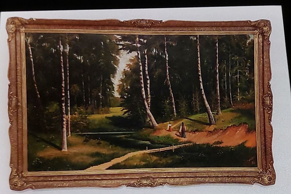 Tablou - Izvorul din pădurea de mesteceni