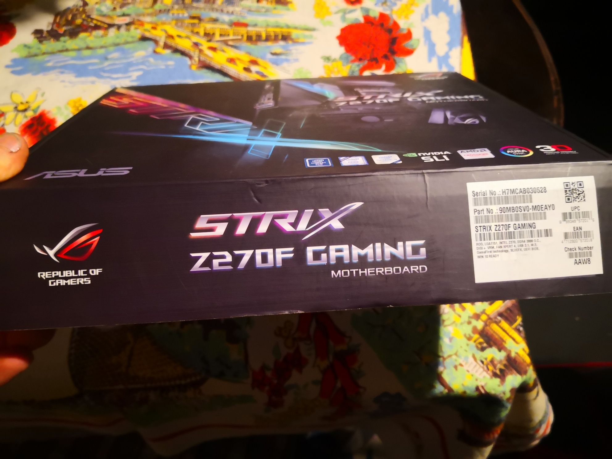 Vand asus strix z270f gaming +i7 7700k