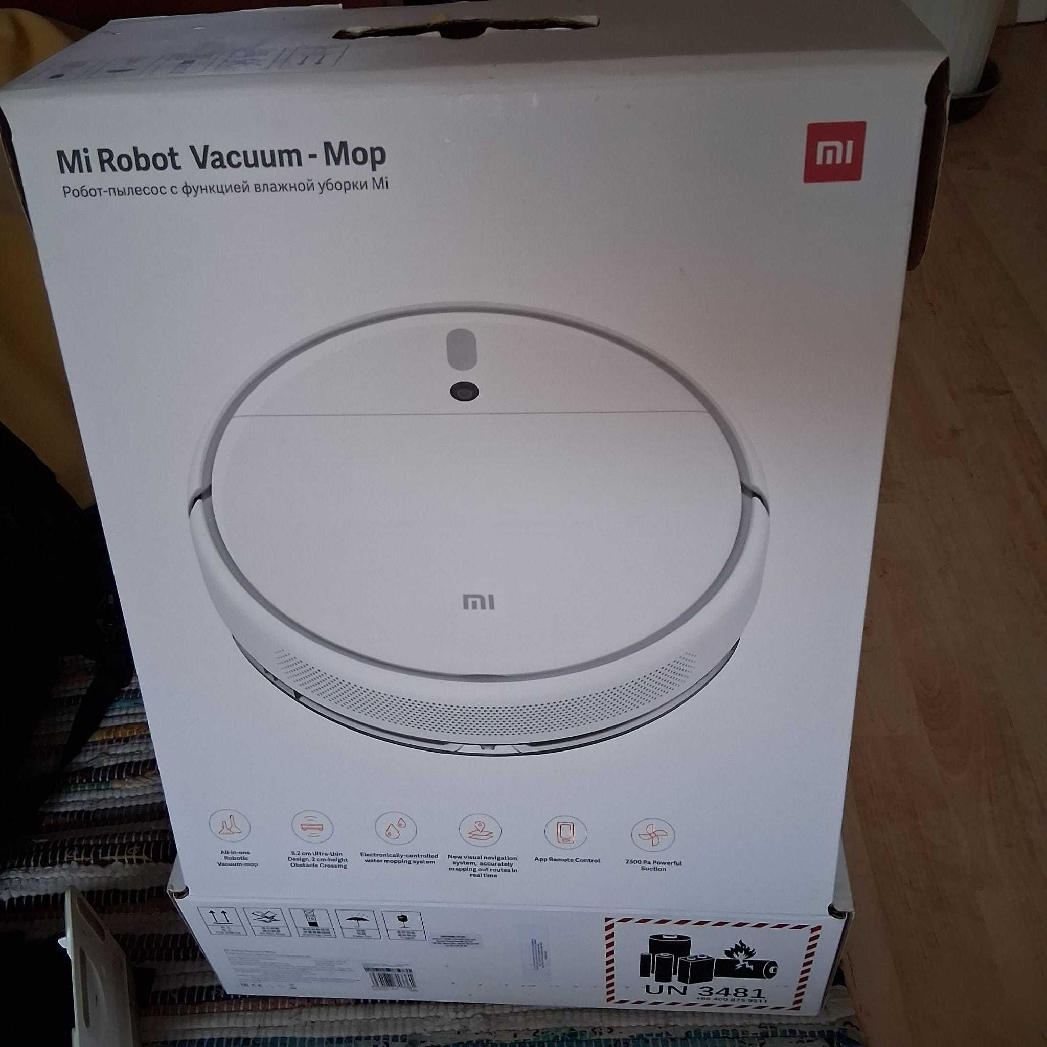 Прахосмукачка робот Xiaomi Mi Robot Vacuum mop - почти неизползвана