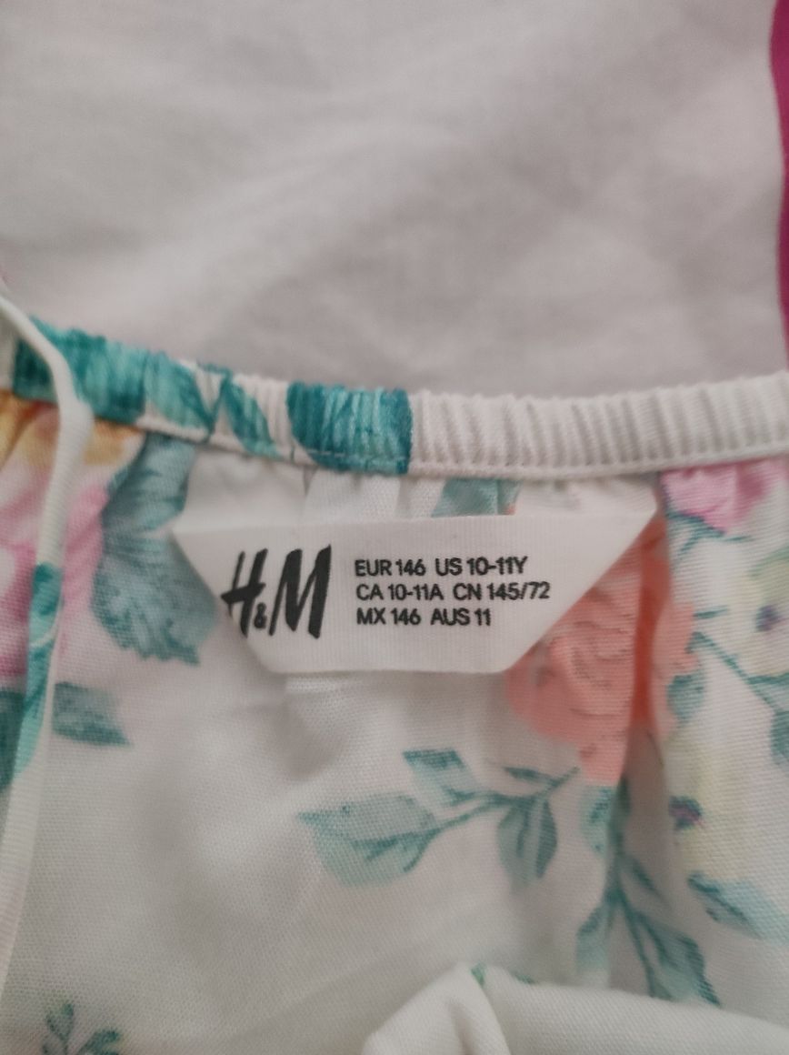 Bluziță alba vara cu umerii goi H&M
