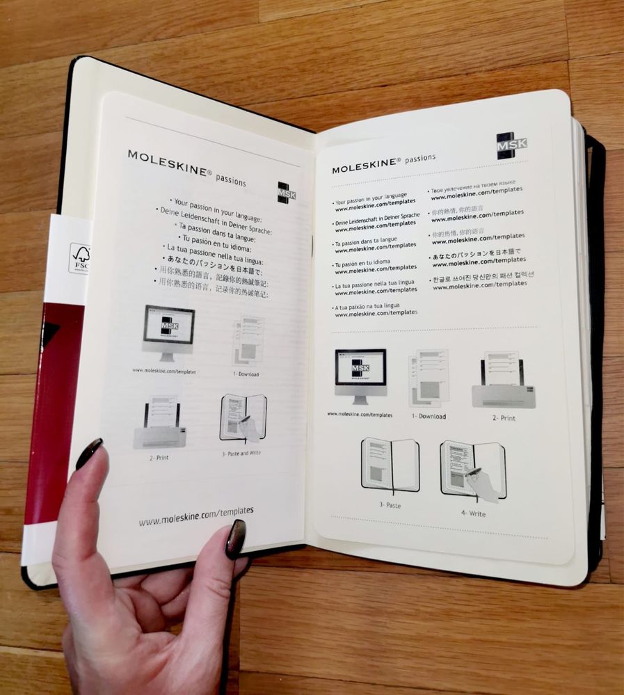 Тефтер органайзер вино бележник  Moleskine Wine Journal Carnet Vins