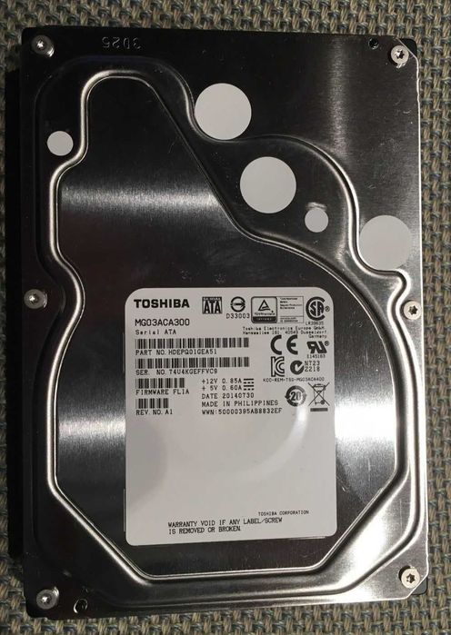 Hard Disk 3TB WD Sata III format 3.5" 64MB 7200 rpm