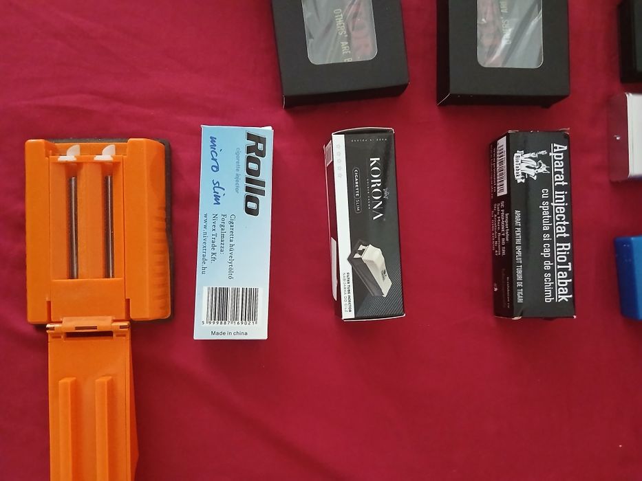 Tabachere, injectat, rulet noi