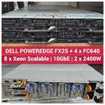 DELL PowerEdge FX2S, 8 x Xeon Gold 6138 - 320 threads, 10GbE сървър