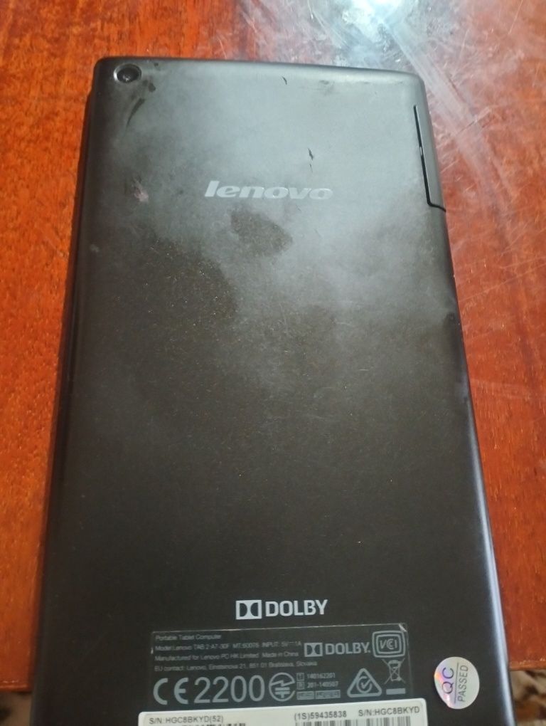 Tableta Lenovo CPU 4 Core