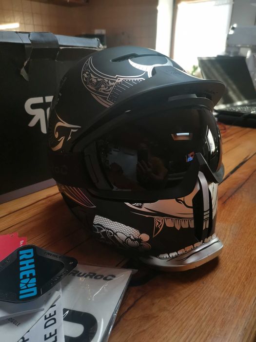 Vând Casca Ski Ruroc RG1-DX Platinum Ronin YL/S