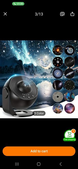 Proiector constelatii pentru camera