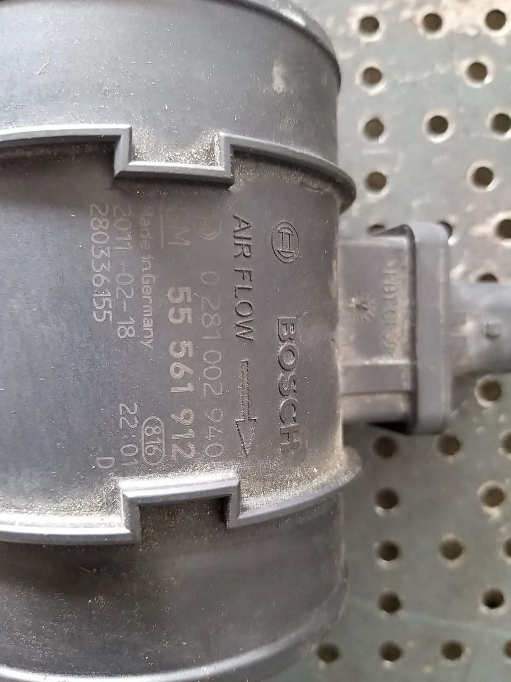 Debitmetru aer 1.7 cdti opel astra j 0281002940 55561912