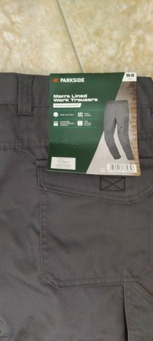 Pantaloni lucru Parkside, captusiti ,XL/XXL