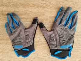Ръкавици за велосипед  с дълги пръсти LS CUBE X NF BLACK BLUE