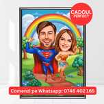 tablouri personalizate canvas, portrete personalizate, caricaturi